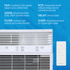 18,300 BTU 230-Volt Electronic Window AC w/Electric Heater