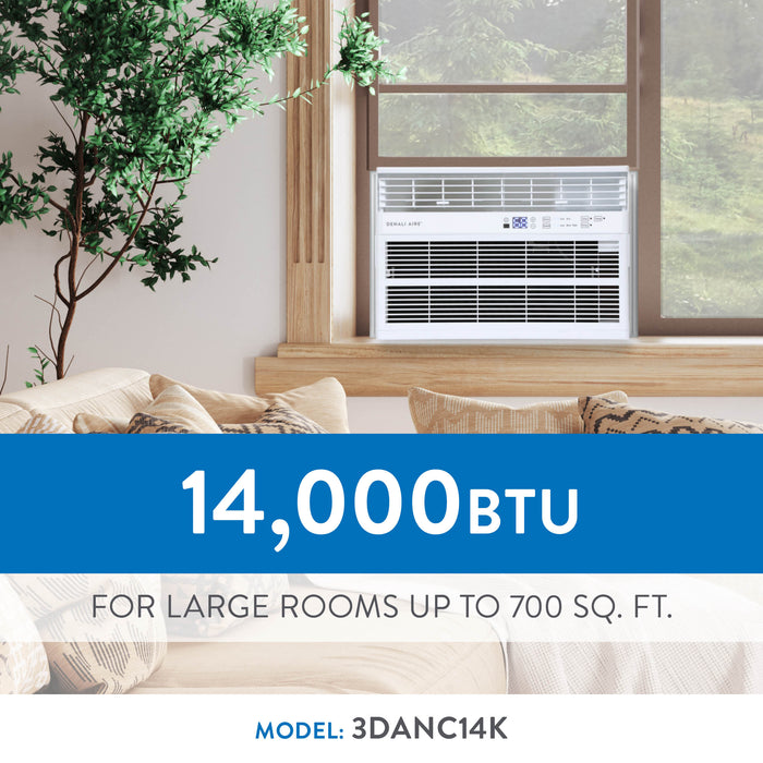 14,000 BTU 115-Volt Electronic Window AC