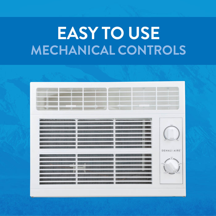 5,000 BTU 115-Volt Mechanical Window AC
