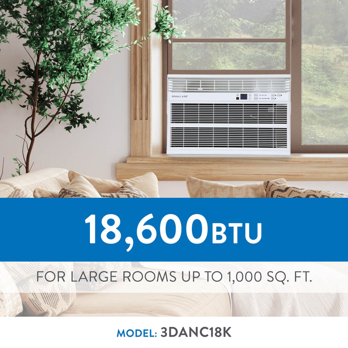 18,300 BTU 230-Volt Electronic Window AC