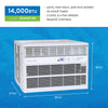 14,000 BTU 115-Volt Electronic Window AC