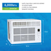 6,000 BTU 115-Volt Window Air Conditioner