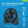 20" Air Circulator