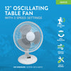 12" Table fan